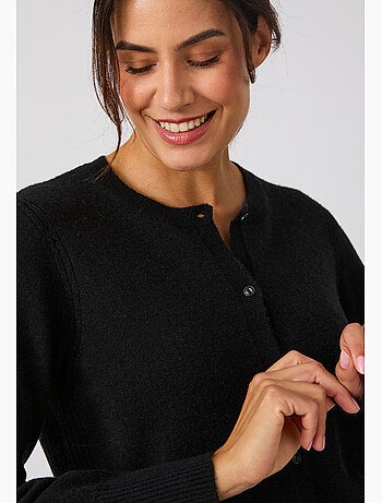 Cardigan fine maille thermolactyl - damart