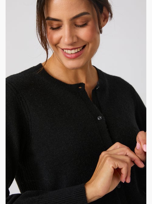 Cardigan fine maille thermolactyl - damart - Kiabi