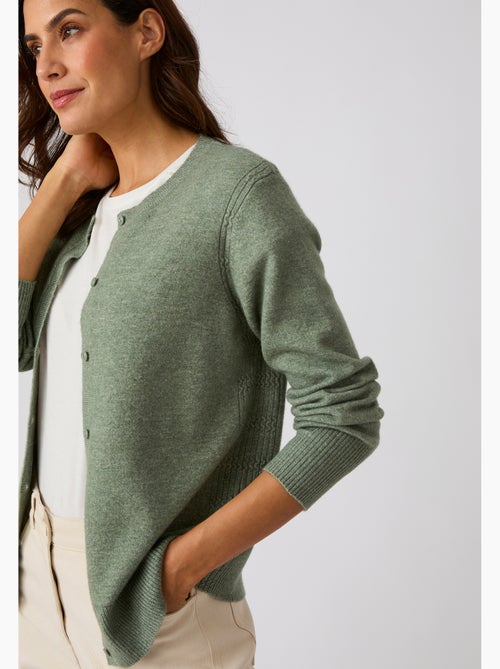 Cardigan fine maille thermolactyl - damart - Kiabi Cardigan fine maille thermolactyl - damart - Kiabi