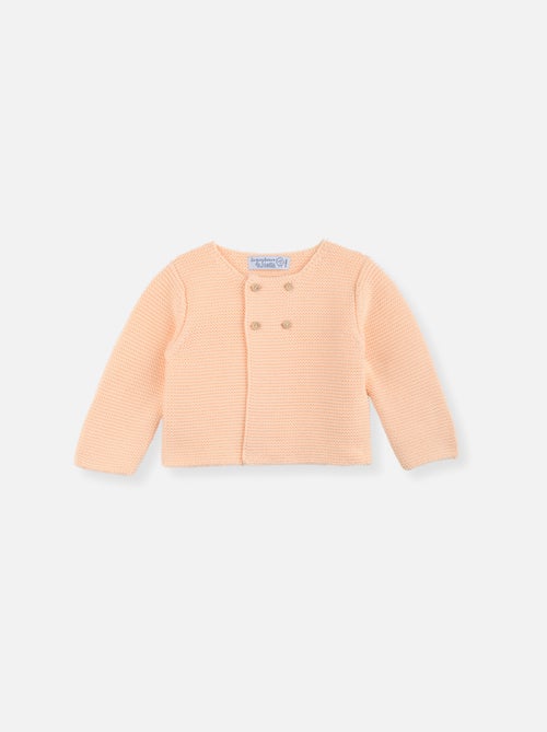 Cardigan grand bébé en coton biologique - Kiabi Cardigan grand bébé en coton biologique - Kiabi