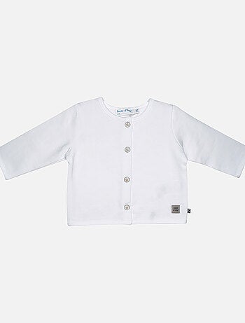 CARDIGAN GYPSOPHILE MOLLETON BEBE