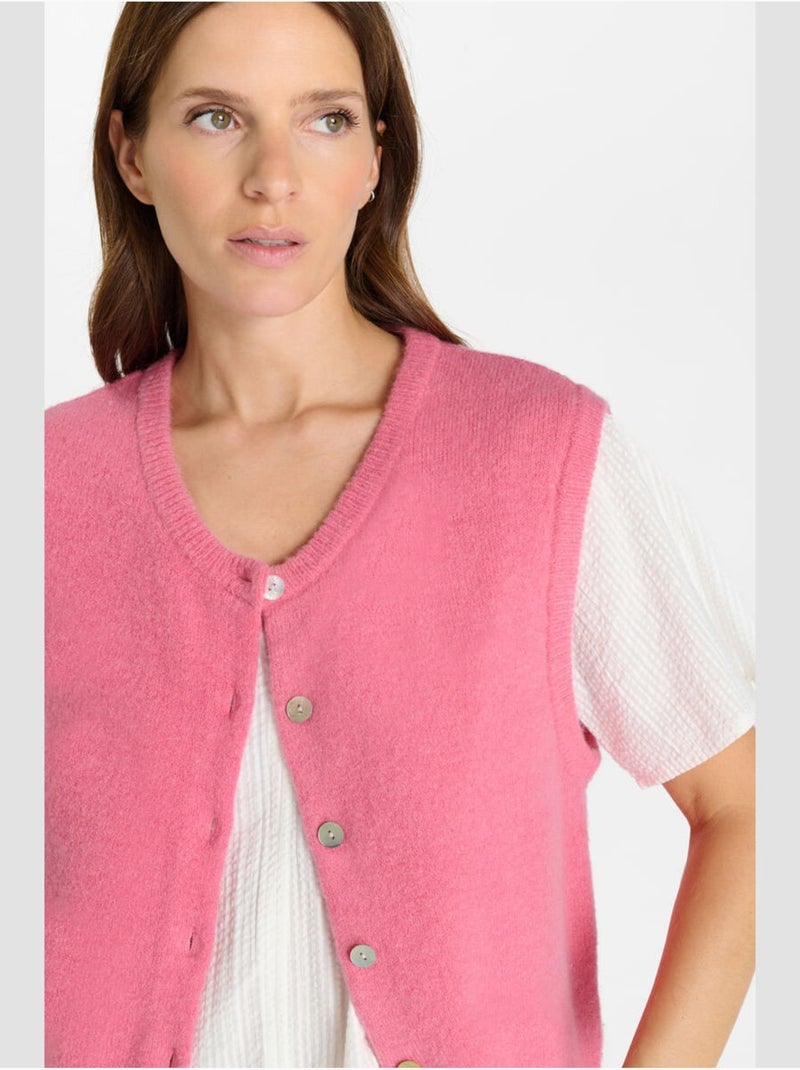 Cardigan ISABELA 'Le Temps Des Cerises' Rose - Kiabi