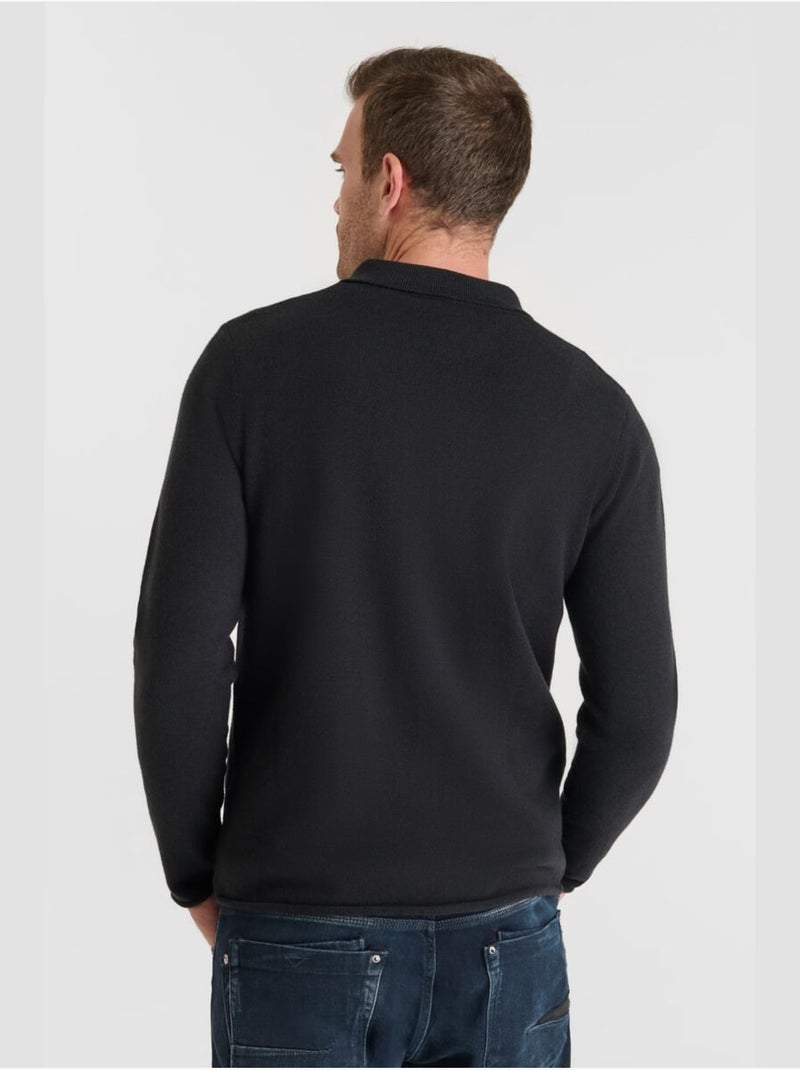 Cardigan JERNO 'Le Temps Des Cerises' Noir - Kiabi