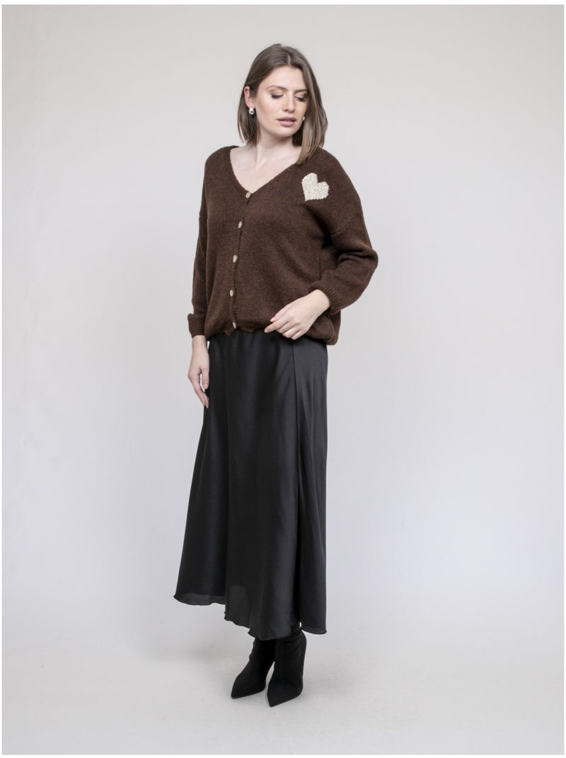 Cardigan KINERA Marron - Kiabi