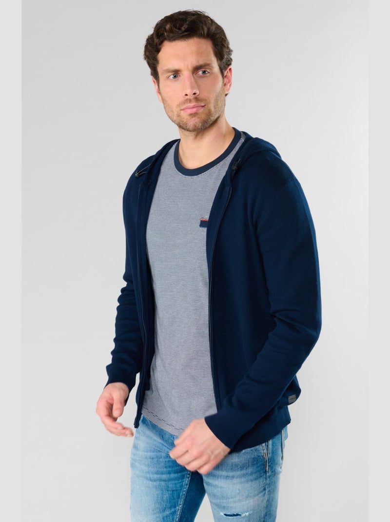 Cardigan KROM 'Le Temps Des Cerises' Bleu - Kiabi