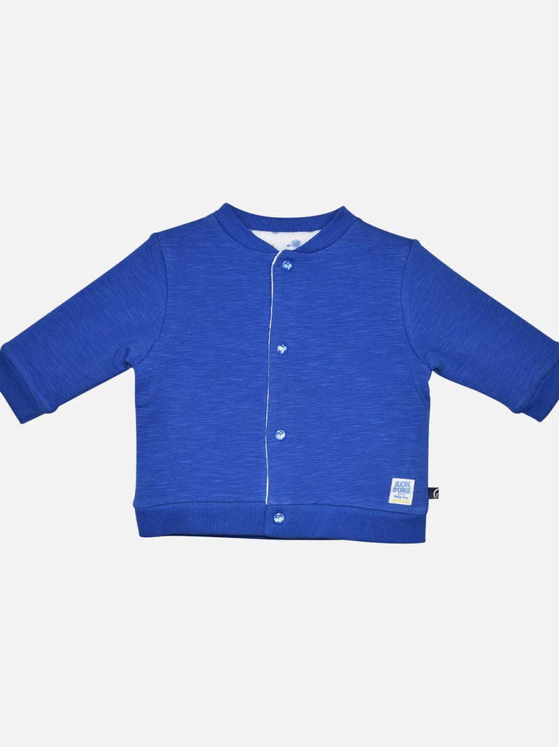CARDIGAN LADISLAS MAILLE BEBE Bleu - Kiabi
