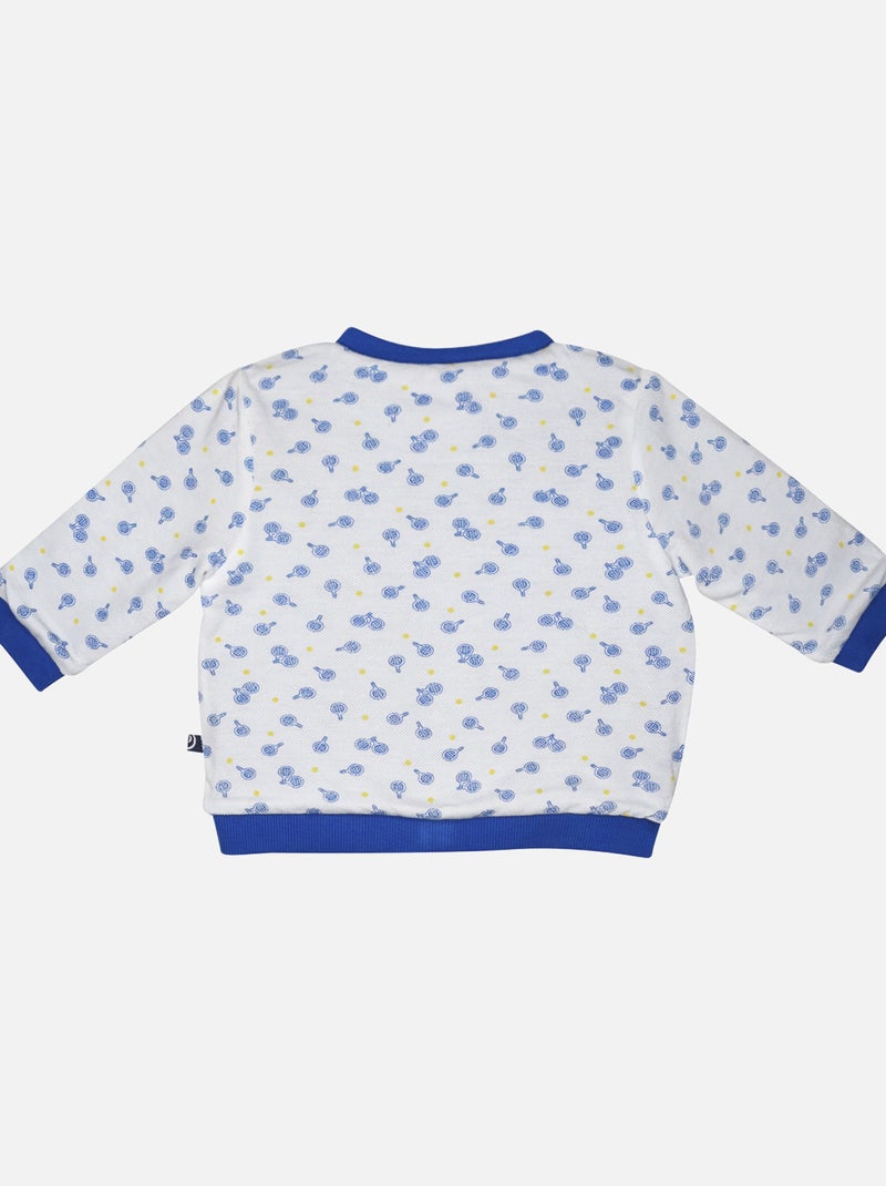 CARDIGAN LADISLAS MAILLE BEBE Bleu - Kiabi