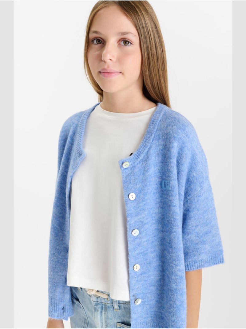 Cardigan MAGNUSGI 'Le Temps Des Cerises' Bleu - Kiabi