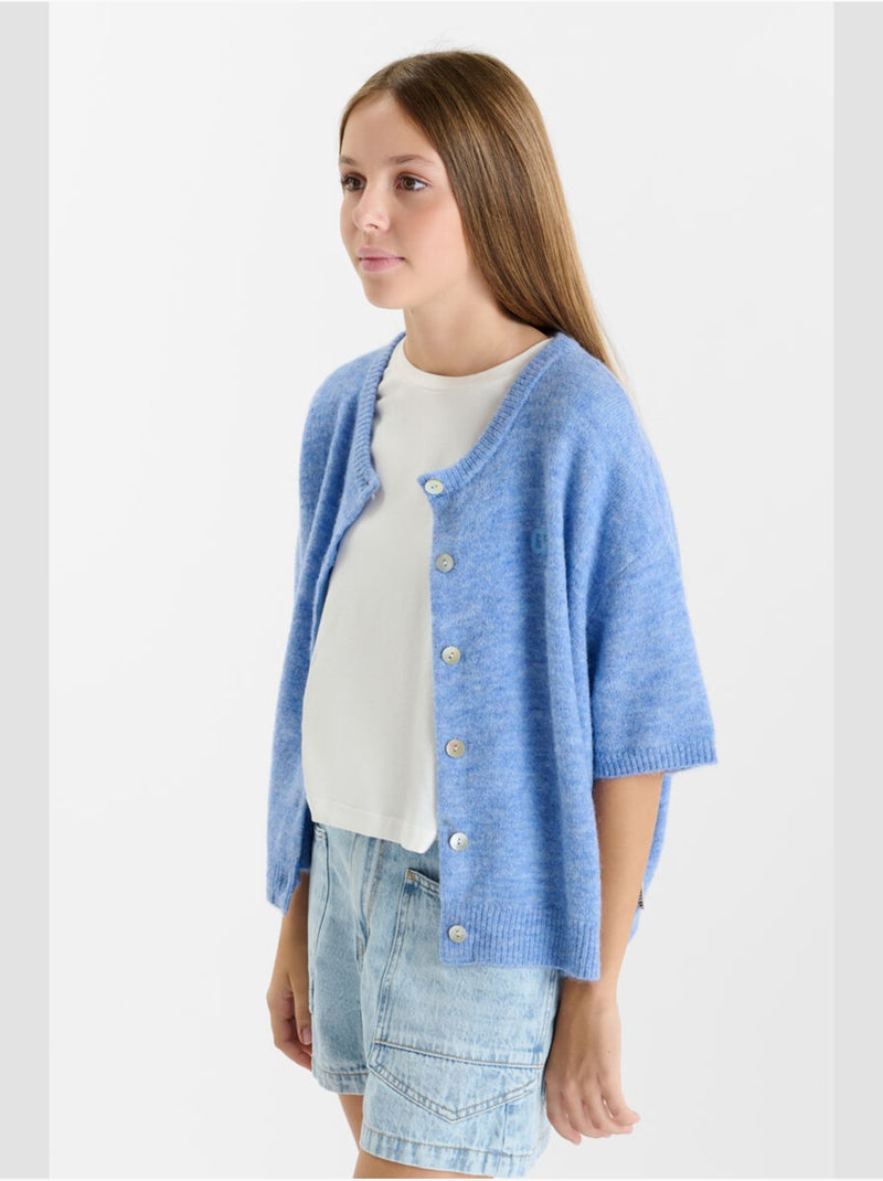 Cardigan MAGNUSGI 'Le Temps Des Cerises' Bleu - Kiabi