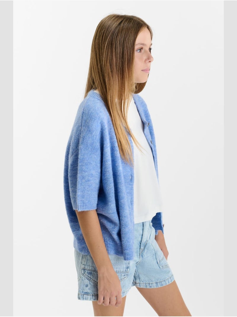 Cardigan MAGNUSGI 'Le Temps Des Cerises' Bleu - Kiabi