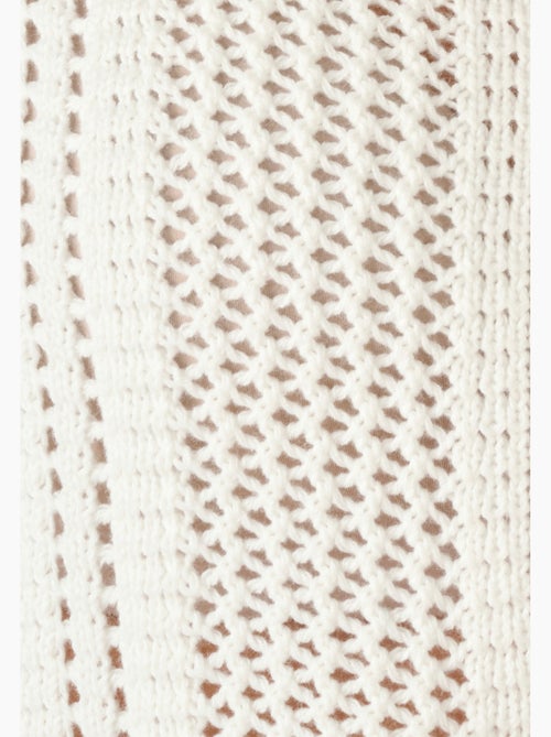 Cardigan maille ajourée - Damart - Kiabi