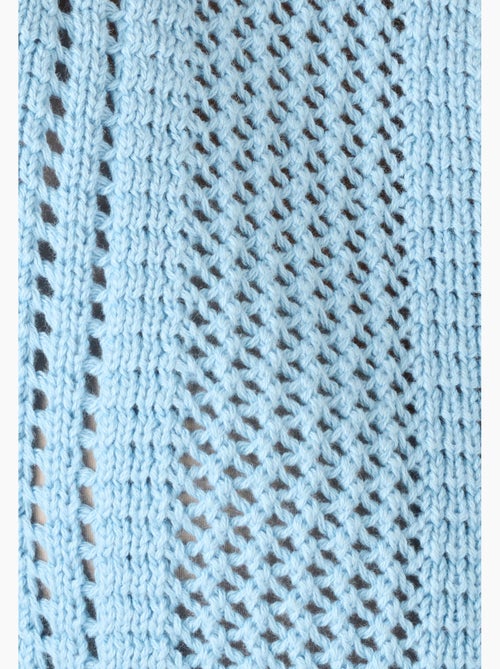 Cardigan maille ajourée - Damart - Kiabi