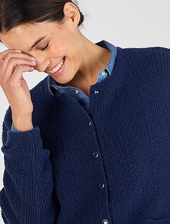 Cardigan maille ajourée Thermolactyl - Damart