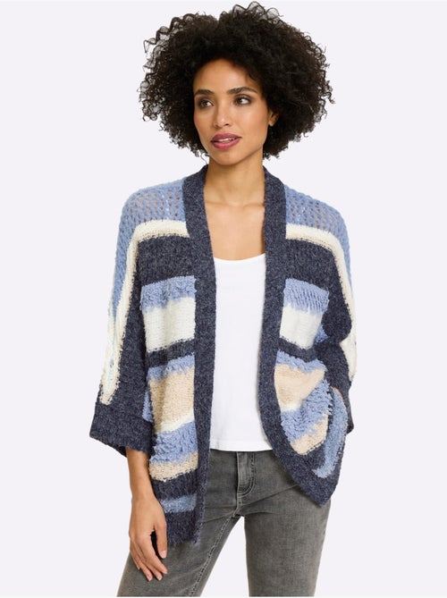 Cardigan Maille Bien-être Très Douce - Taille Standard - Helline - Kiabi
