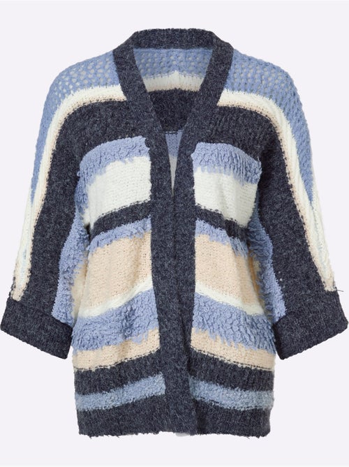 Cardigan Maille Bien-être Très Douce - Taille Standard - Helline - Kiabi
