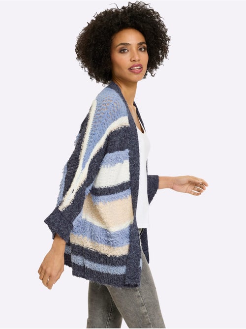 Cardigan Maille Bien-être Très Douce - Taille Standard - Helline - Kiabi