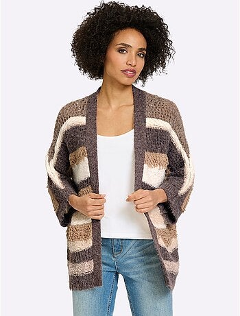 Cardigan Maille Bien-être Très Douce - Taille Standard - Helline