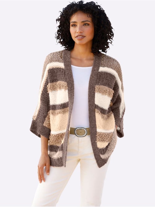 Cardigan maille bien-être très douce - taille standard - helline - Kiabi Cardigan maille bien-être très douce - taille standard - helline - Kiabi