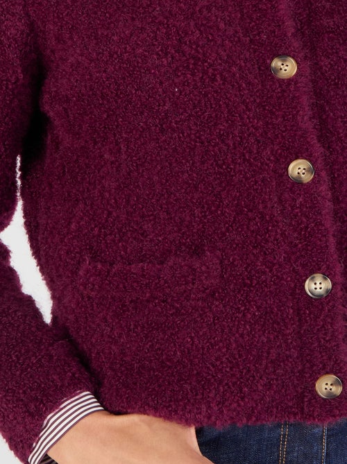 Cardigan maille bouclette - Damart - Kiabi