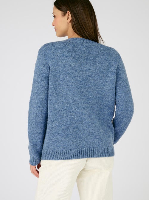 Cardigan maille chinée thermolactyl - damart - Kiabi