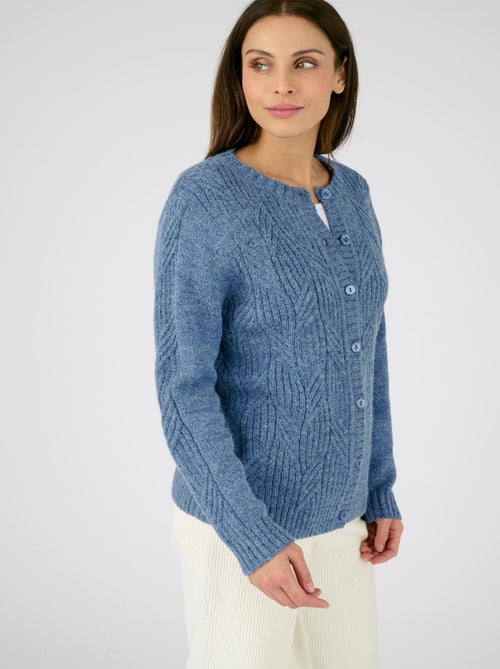 Cardigan maille chinée thermolactyl - damart - Kiabi