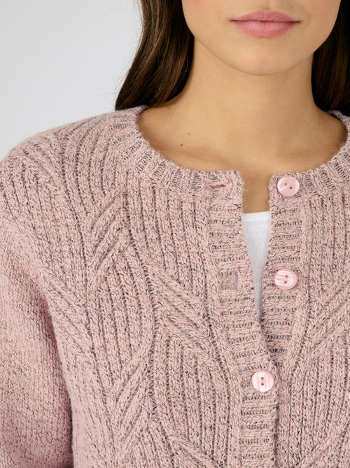 Cardigan maille chinée thermolactyl - damart - Kiabi