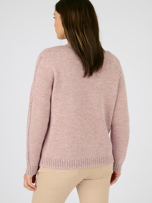 Cardigan maille chinée thermolactyl - damart - Kiabi