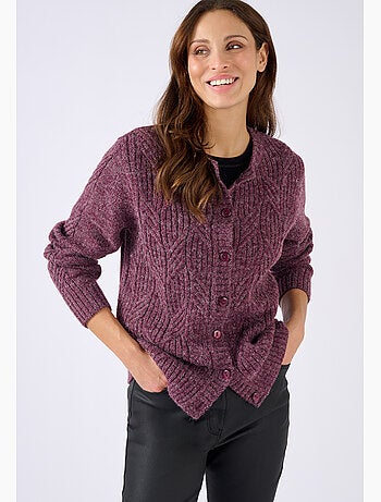 Cardigan maille chinée thermolactyl - damart
