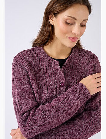 Cardigan maille chinée thermolactyl - damart