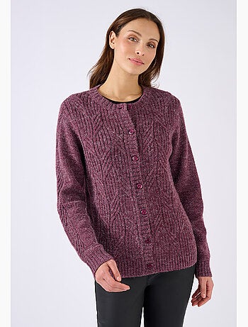 Cardigan maille chinée thermolactyl - damart