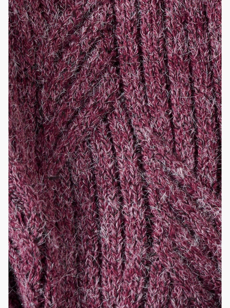 Cardigan maille chinée thermolactyl - damart Rouge - Kiabi