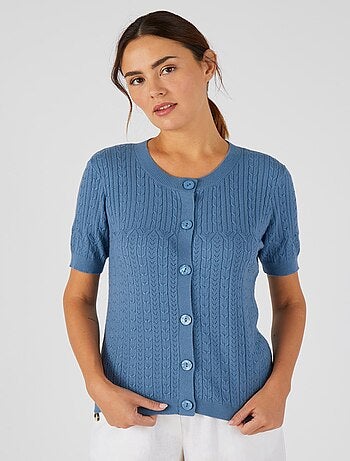 Cardigan maille fantaisie - Damart