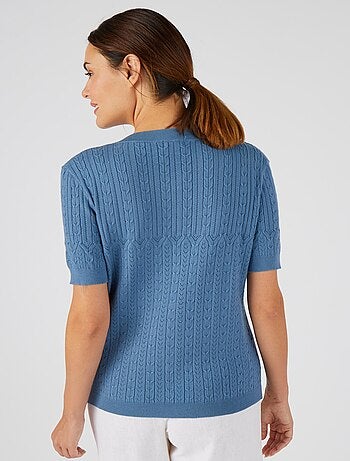 Cardigan maille fantaisie - Damart