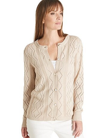 Cardigan maille fantaisie - DAXON