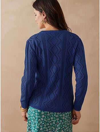 Cardigan maille fantaisie - DAXON
