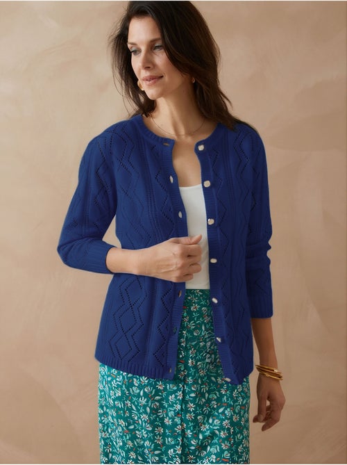 Cardigan maille fantaisie - DAXON - Kiabi