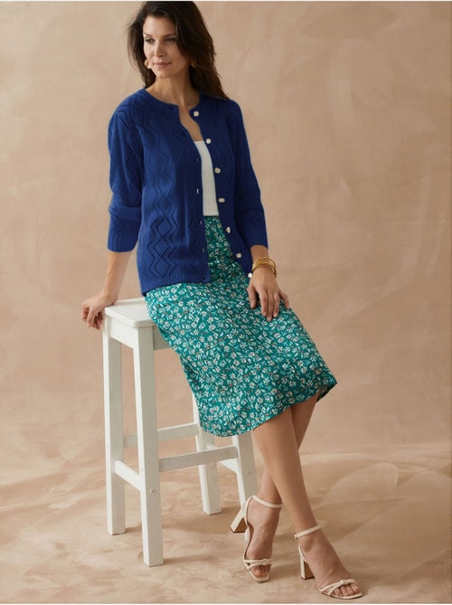 Cardigan maille fantaisie - DAXON - Kiabi