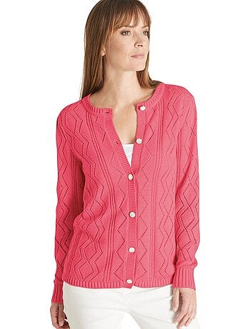 Cardigan maille fantaisie - DAXON