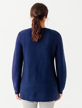 Cardigan maille fantaisie manches longues - Damart