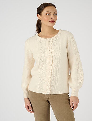 Cardigan maille fantaisie Thermolactyl - Damart