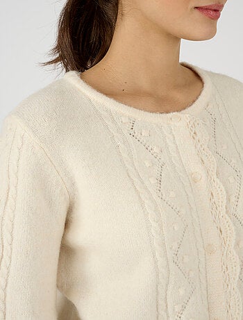 Cardigan maille fantaisie Thermolactyl - Damart