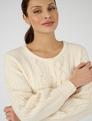 Cardigan maille fantaisie Thermolactyl - Damart