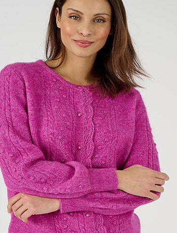 Cardigan maille fantaisie Thermolactyl - Damart