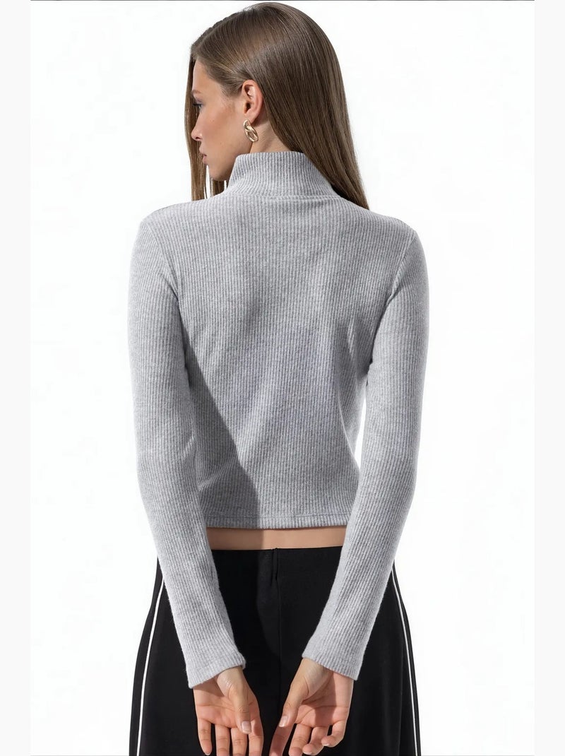 Cardigan maille femme busem Gris clair - Kiabi