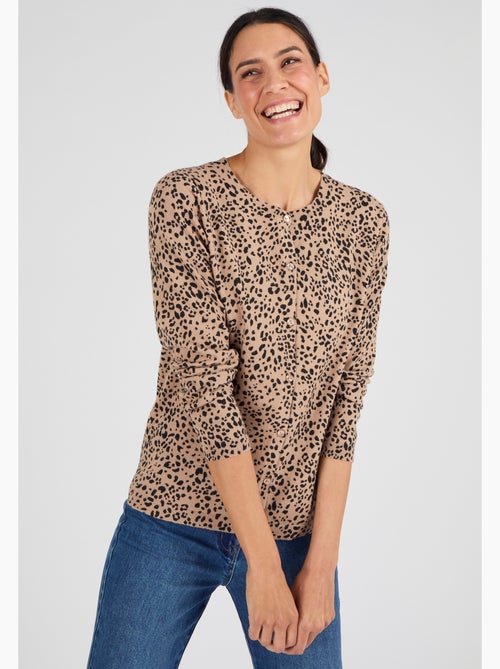 Cardigan maille fine - Damart - Kiabi