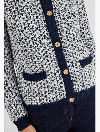 Cardigan maille jacquard - Damart