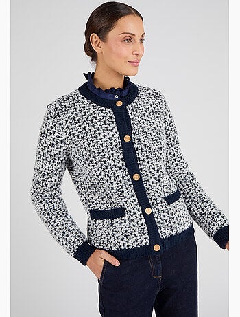 Cardigan maille jacquard - Damart
