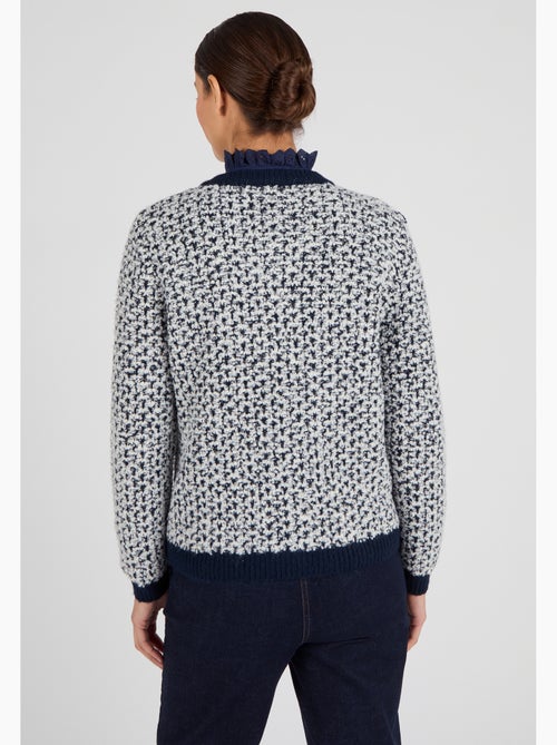 Cardigan maille jacquard - Damart - Kiabi