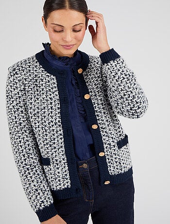 Cardigan maille jacquard - Damart