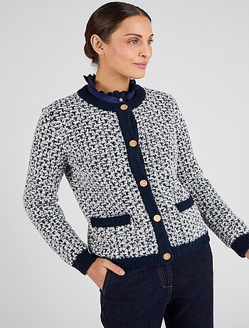 Cardigan maille jacquard - Damart
